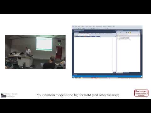 Your domain model is too big for RAM (and other fallacies)