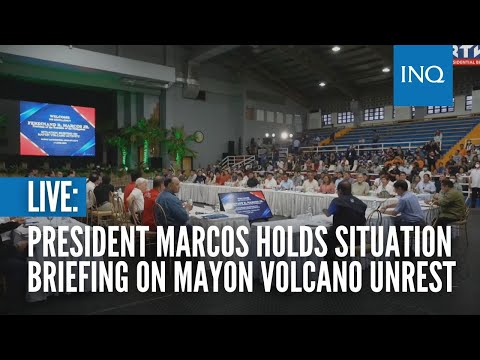 LIVE: Marcos visits Albay amid Mayon unrest