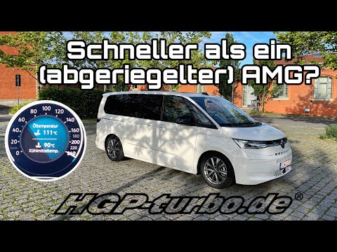 Der wohl schnellste Volkswagen T7 Multivan weltweit (by HGP)? Inkl. TopSpeed, Beschleunigung & Dyno