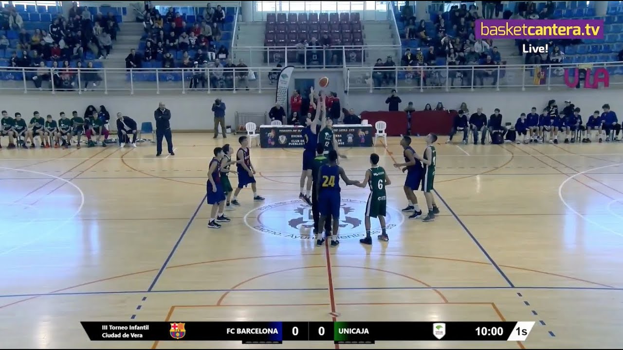 U13M - FC BARCELONA vs UNICAJA - Final  III Torneo Infantil Ciudad de Vera 2020 #BasketCantera.TV