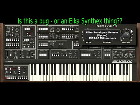 Elka-X Bug or an Elka Synthex "feature" ? **UPDATE** They fixed it! :)