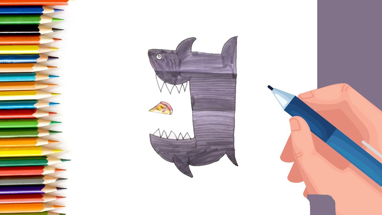 How to Draw Shark folding surprise