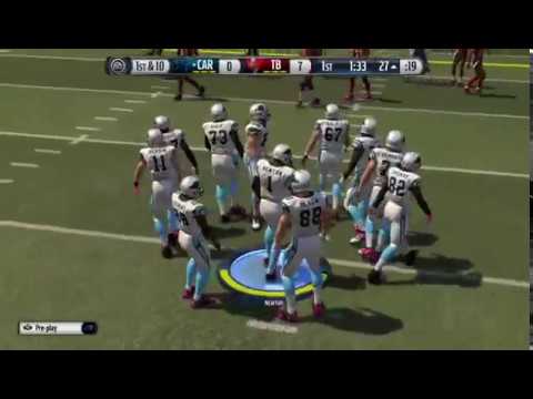 Madden NFL 16 Panthers vs Buccaneers Week 4 Part 1