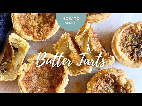 Canadian Butter Tarts || Stiff filling version!