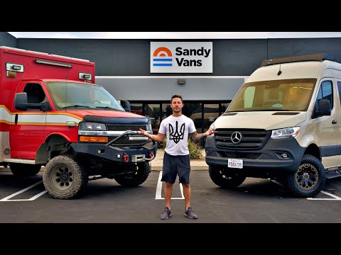 Trading My Ambulance For A 4x4 Sprinter! @sandyvans