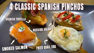 4 CLASSIC SPANISH TAPAS | EASY SPANISH TAPAS IDEAS | Chef James