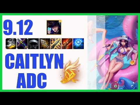 Caitlyn ADC Ranked Challenger Build 9.12 - KR Challenger