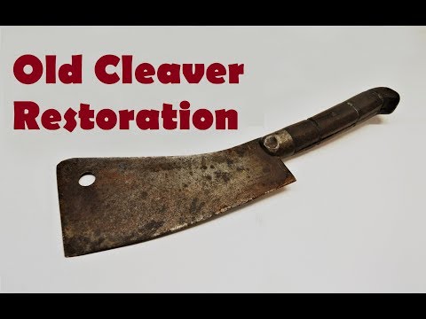 Vintage Rusty Cleaver Restoration