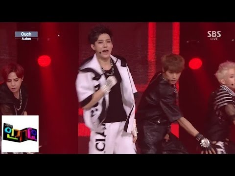Intense, intense boxing choreography @ popular Inkigayo 141109