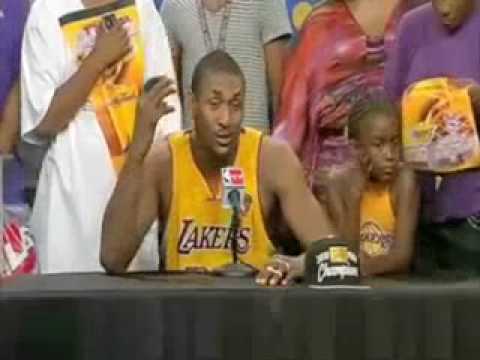 Ron Artest Kobe Zen Master Phil Jackson prkayz