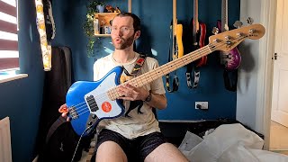 Video thumbnail for It's FINALLY here! | Squier Affinity Jaguar H Bass Unboxing/Tone Test by Jonny Dibble