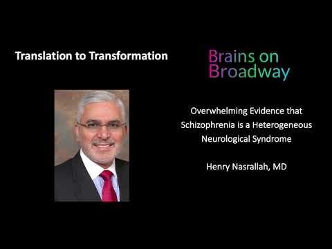 "Overwhelming Evidence That Schizophrenia is a Heterogeneous Neurological Syndrome"