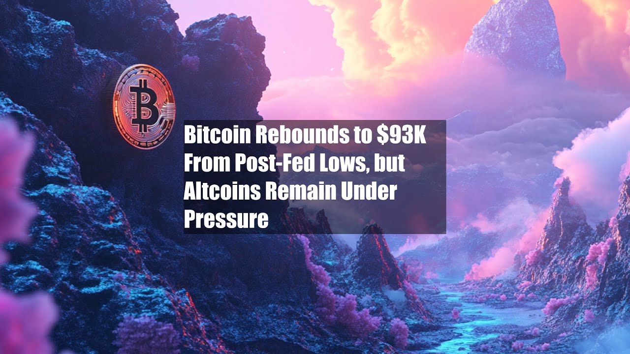 Bitcoin Stabilizes Near $93,000 Amid Fed Rate Cut and Gemini Regulatory Milestone
