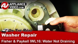 Fisher & Paykel Washer Repair - Water Not Draining - Drain Pump Diagnostic & Repair