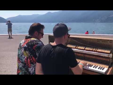 Nico Brina meets Chris Conz in Ascona - spontaneous 4 hands Boogie Woogie, 2021)