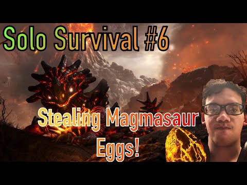Ark Genesis - Solo Survival #6: Stealing Magmasaur eggs