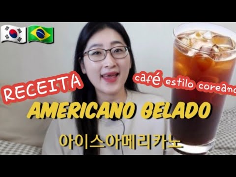 TENTE O AMERICANO GELADO😝 RECEITA do café com gelo estilo coreano