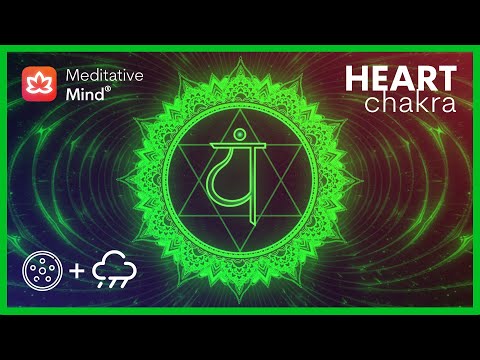???? Heart Chakra Healing with HANG Drum + Rain Music || Attract Love || Let Go Of Emotional Pain