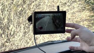 SET bezdrátový digitální kamerový systém s monitorem 5" AHD, kamera s akumulátorem