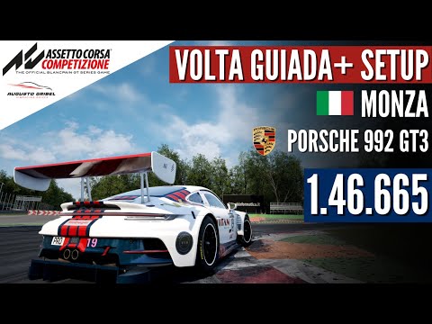 Monza - Driving Time + SETUP - 1.46.665 - Porsche 992 GT3 R | Assetto Corsa Competizione