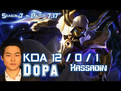 Dopa KASSADIN vs KATARINA Mid - Patch 7.17 KR Ranked