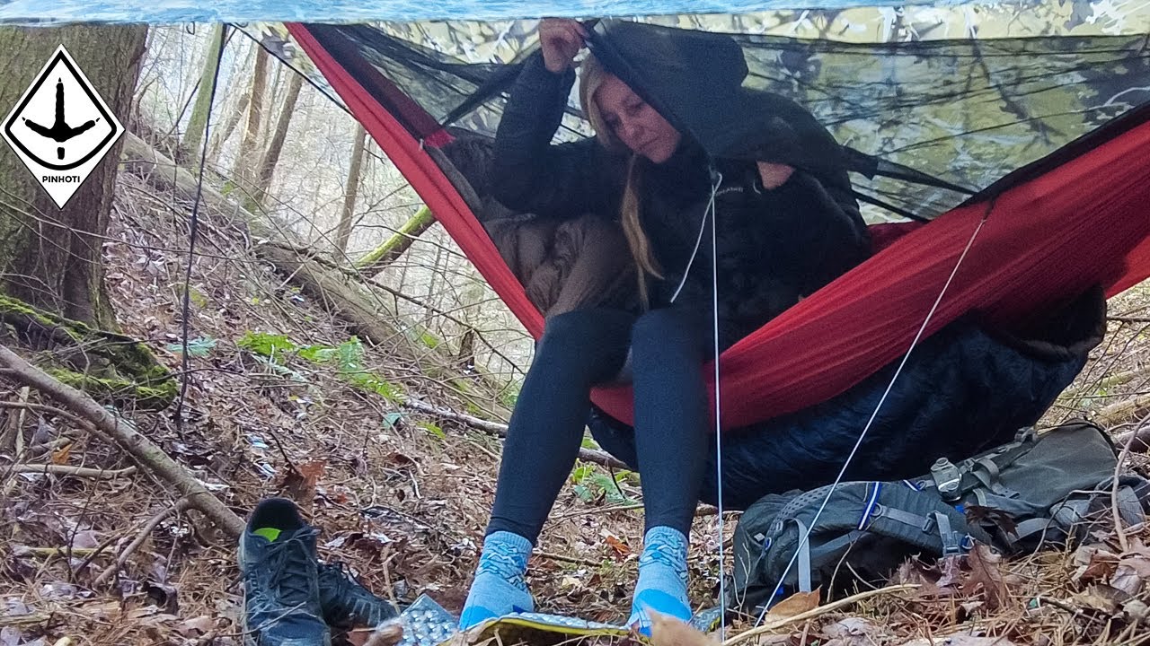 Winter Backpacking 100 Miles With A Hammock
