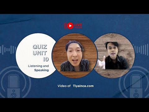 Quiz Unit 10 | Test Your English Skills with Tiya Inca! 🎓