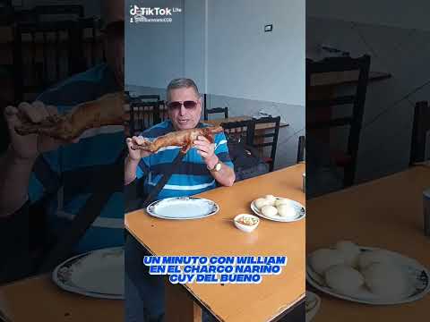 Un minuto con William.  En el Charco Nariño. Cuy del bueno