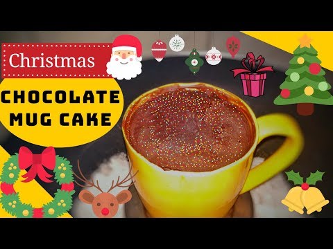 Chocolate Mug Cake || Eggless and without Oven || Christmas 2018 || Vlogmas ||
