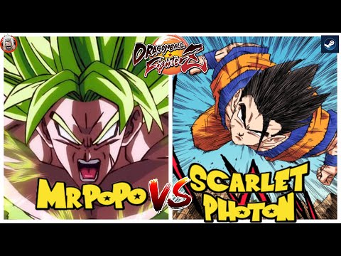 DBFZ Mr PoPo vs Scarlet Photon -  Amazing Fights!