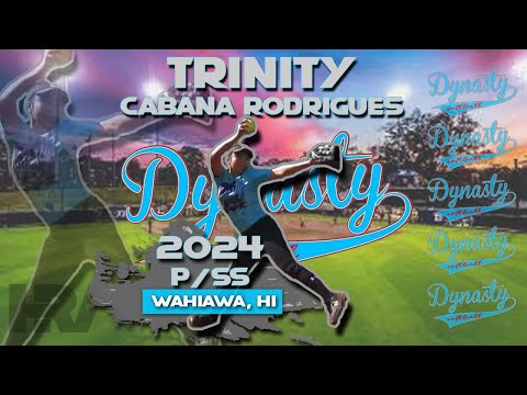 2024 Trinity Cabana Rodrigues, Pitcher and Shortstop Softball Skills Video