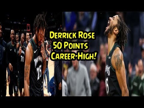 Derrick Rose Full 50 Pts Highlights vs Jazz - (10/31/2019) Career-High