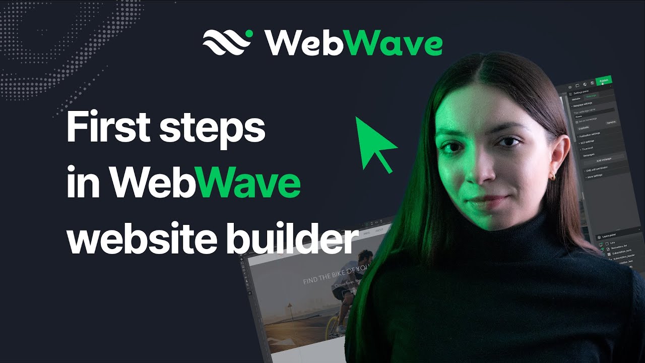 First steps in WebWave website builder - website in 5 minutes