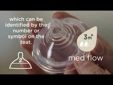 TOMMEE TIPPEE Natural Start žindukas lėtos srovės CLOSER TO NATURE, su sterilizavimo funkcija 2 vnt., 42458401 video