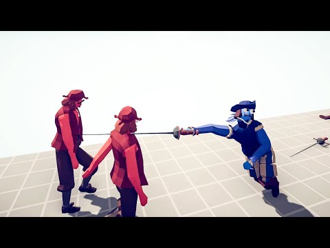 Flintlock vs Fencer - Totally Accurate Battle Simulator TABS
