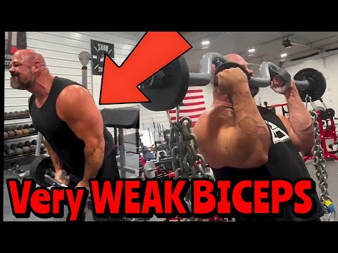 BRIAN SHAW CAN'T EVEN CURL 150lbs FOR 1 REP