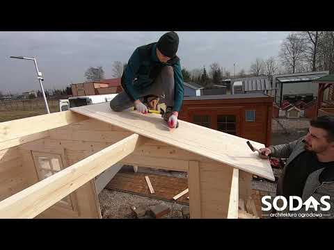 , title : 'Szczegółowy montaż domku drewnianego 3,5x3,0m (Instrukcja montażu)'