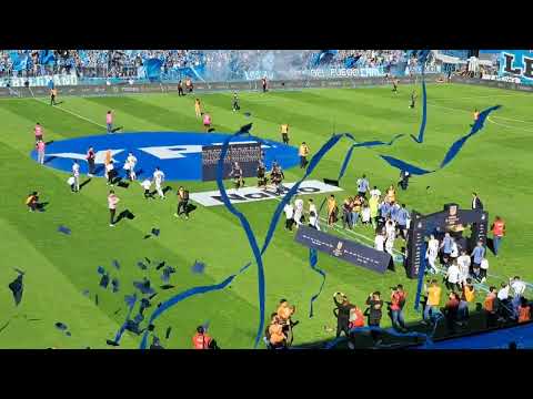 "GRAN RECIBIMIENTO CLÁSICO BELGRANO VS TALLERES." Barra: Los Piratas Celestes de Alberdi &bull; Club: Belgrano