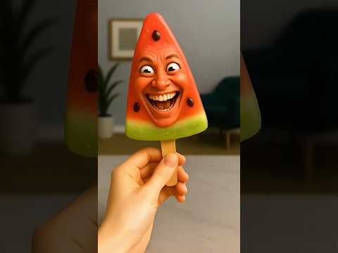 Laughing Ice Cream Got What It Deserved🍉😲