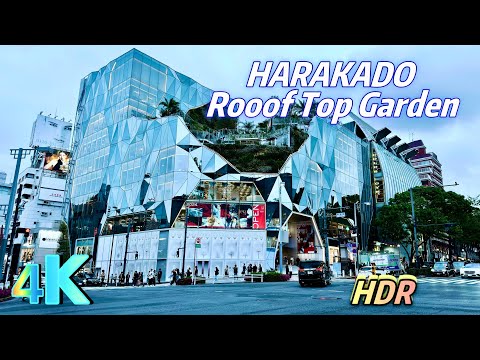 [4K HDR] Harakado - Harajuku’s Newest Rooftop Garden at Tokyu Plaza Harajuku -[Harajuku Walk]😍🪴
