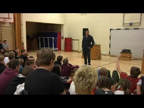 Dogge Doggelito beökte Gantofta skola