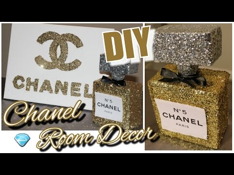 Diy Chanel Perfume Bottle Room Decor Chanel Canvas Wall Decor Tumblr