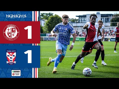 📺 Match Highlights | Woking 1-1 York City | 2025/26