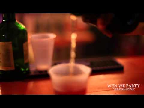 Exclusive behind the scenes  footage of WHEN WE PARTY