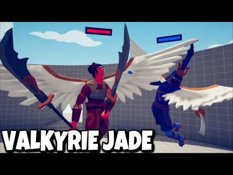 Fusion! VALKYRIE JADE vs EVERY FACTION - Totally Accurate Battle Simulator TABS