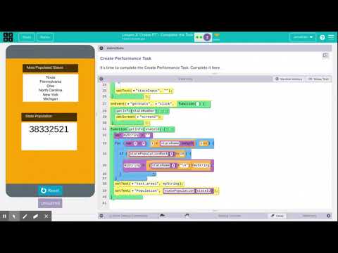Code.org - CSP Unit 8 - Create PT Prep ('20-'21): Create PT - Complete the Task #3