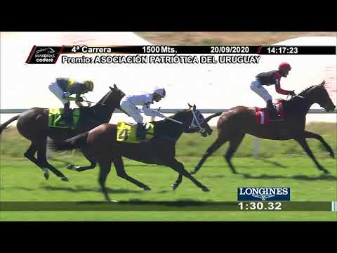 20/09/2020 – Hipodromo Maroñas – Carr 4 - ASOCIACIÓN PATRIÓTICA DEL URUGUAY