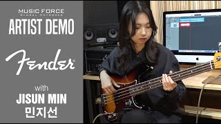 Video thumbnail for Fender USA American Professional II Precision Bass Demo - 'Burn' by Bassist ‘민지선’ (Jisun Min) by Music Force Official