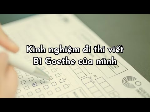 Kinh nghiệm đi thi Viết B1 Goethe của mình│Quỳnh Anh đi Đức 🇩🇪