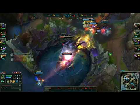 League of Legends - Amumu 1v9 Baron Steal 2